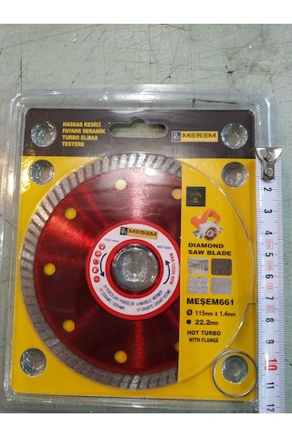 Mermer Fayans Kalebodur Taş Kesici Disk İnce Hassas Kesim 115 MM