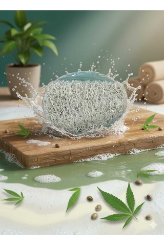 Kabak Lifli Kenevir Yağlı Sabun Doğal Peeling, Batık Ve Selülit Karşıtı El Yapımı Sabun