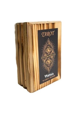 Tarot Kartları Ahşap Kutulu Ahşap Kutulu Tarot