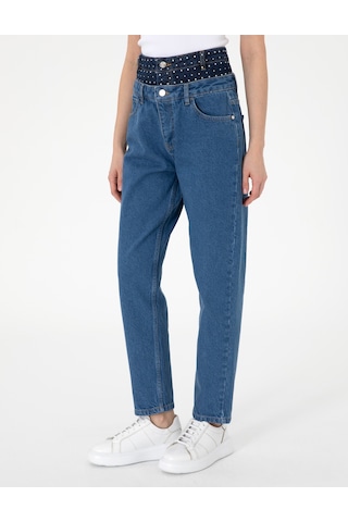 Pierre Cardin Kadın Mavi Pantolon Jean 50306968-vr036