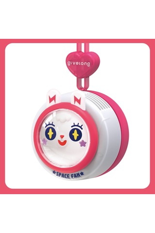 Lyon Şapka Yapraksızlı Oyun Fan Taşın Mini Fan - Mavi