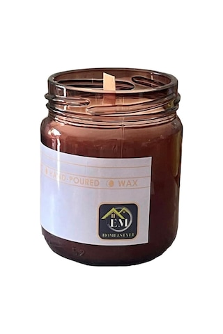210 Ml Paçuli Ve Rosemary Kokulu Kavanoz Mum Çok Renkli