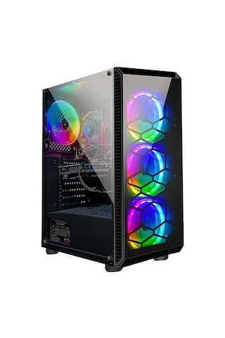 Turbox TX826 i7-860 16 GB 256 GB SSD 4 GB Free Dos Masaüstü Oyuncu Bilgisayarı