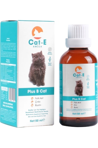 Amica Cat-e B Plus Kediler İçin Tüy Sağlını Multivitamin Damla