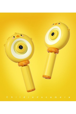 Torima S8 Taşınabilir 1080p Dijital Video Kayıt Fotoğraf Çocuk Kamerası 2.0 Inç Ips Ekran Sarı