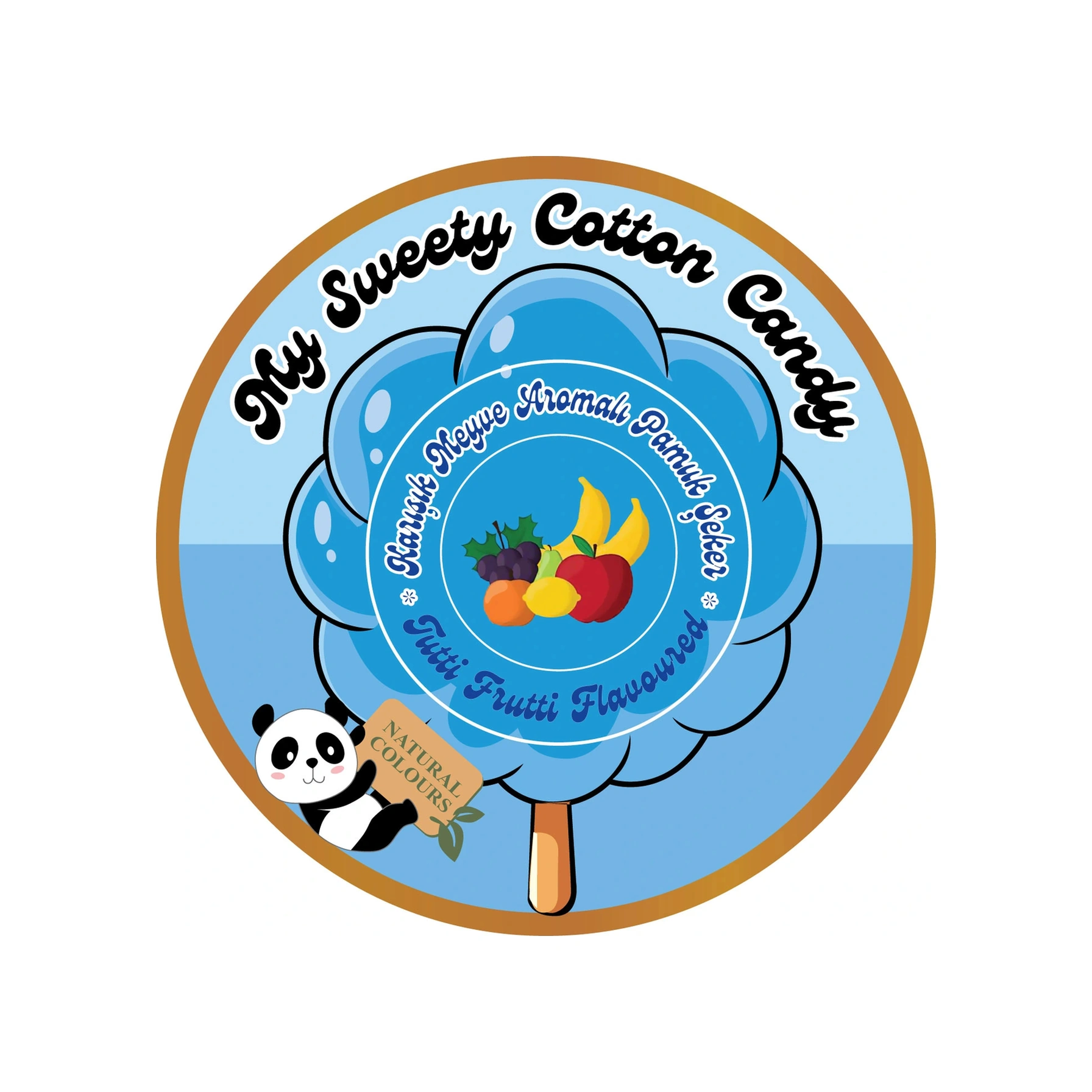 Tutti Frutti Aromalı Gurme Pamuk Şeker