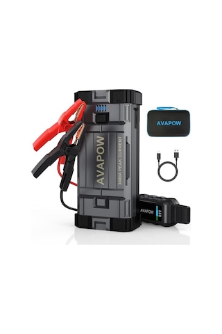 Avapow A28 3000a 23800mah Jump Starter Taşınabilir Akü Takviye Kiti