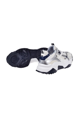 Pullman Kadın Spor Ayakkabı Sneaker Sms-65137 Beyaz Laci-beyaz Laci Beyaz - Lacivert