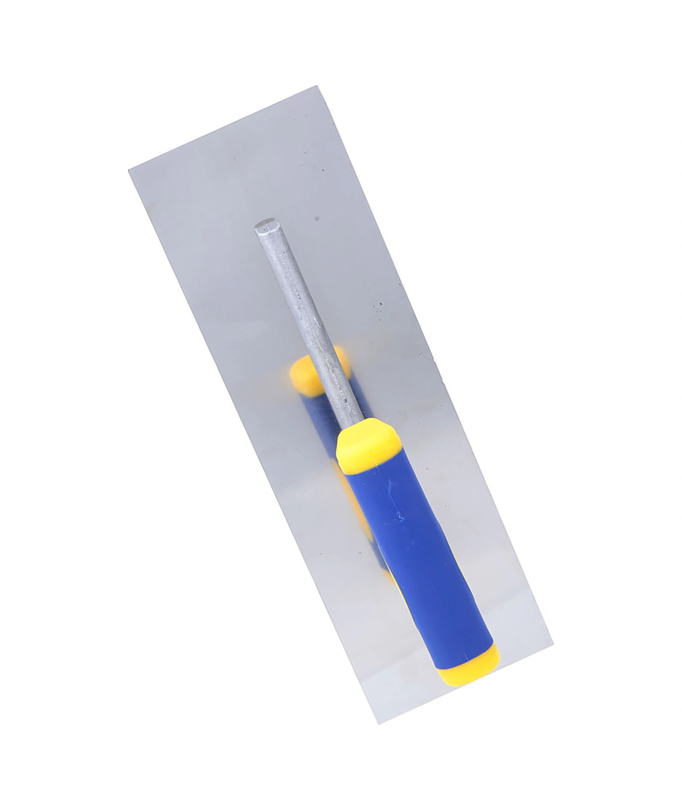 Tenfowee Stahl Gipsspachtel 300mm - Ergonomik Plastik Kollu, Eşkenar Köşeli, Kaymaz Altı - Tığlama, Sökme, Mortel Uygulamaları İçin