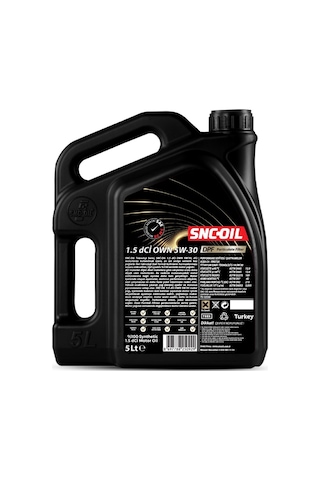 Snc Oil 1.5 Dci Own 5W-30 Motor Yağı 5 L