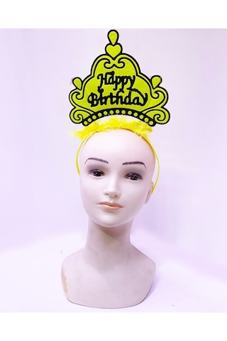 Happy Birthday Neon Sarı Renk Doğum Günü Tacı 24x15 Cm - Zmff-52362 18 Happy Birthday Neon Sarı Renk Doğum Günü Tacı 24x15 Cm - Zmff-52362 18