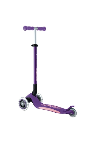 Globber Elite Deluxe Işıklı Scooter - Koyu Mor Mor
