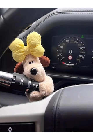 A Seller Şoför Paneline Takılan Sarılı Kurdeleli Köpek Arabası Oyuncağı 399295886