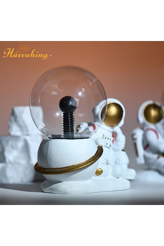 Astronot Meditasyon Plazma Topu İşık 4 İnç Cam Küre Dokunmatik Diğer