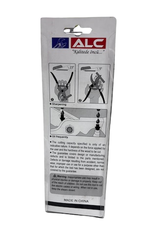Alc Bağ Makası Turuncu Budama Makası Yedek Yaylı 19mm