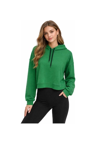 Bebuy Kapşonlu Sweatshirt Yeşil