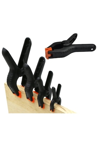 Kıskaç Klips Yaylı Işkence Plastik Kelepçe Güçlü Mafsallı Çene 5