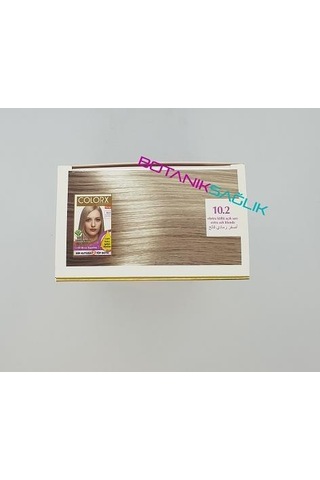 Colorx Bitkisel Saç Boyası Set - 10.2 Ekstra Küllü Açık Sarı