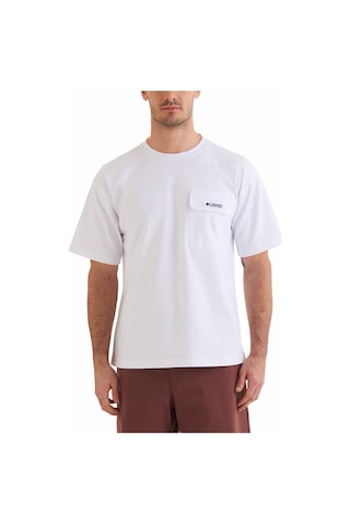 Columbia Csc Heritage Erkek Kısa Kollu T-shirt Beyaz Cs0376-100 001