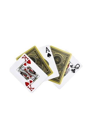 Büyük Boy Su Geçirmez Oyun Kağıdı, Jumbo Blackjack İskambil Seti