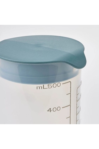 Ikea Standardmått Kapaklı Ölçü Ve Karıştırma Kabı 500 Ml 15 Cm Şeffaf - Lacivert 1 Parça