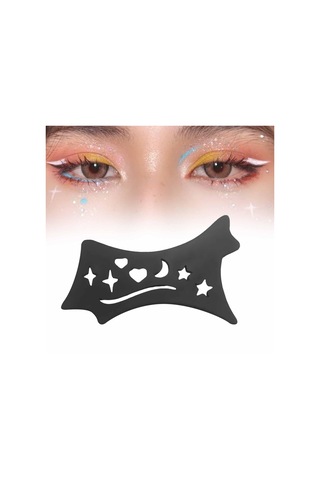 Dolıty Lady Black Için Eyeliner Stencil Çok Amaçlı Siyah Siyah