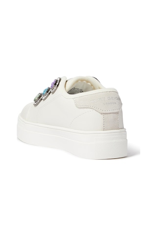 Kurt Geiger Çocuklar Için Şık Off White Spor Ayakkabılar Beyaz