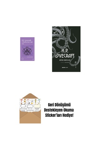 Everest Açıkhava 6 - Cthulhu Nun Çağrısı + H.p. Lovecraft - Bütün Hikayeleri Ciltli + Okuma Sticker'ları