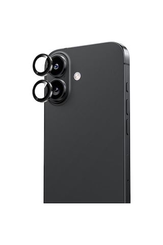 Apple Uyumlu iPhone 17 Benks Dr Safir Kamera Lens Koruyucu Siyah