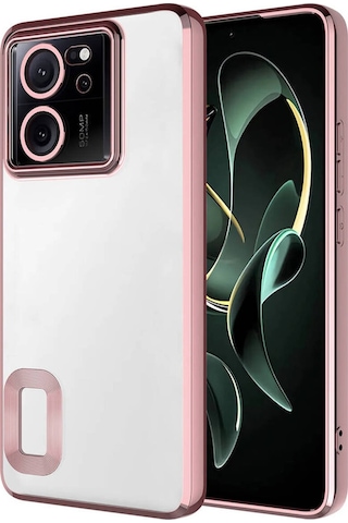 Xiaomi Redmi Note 13 Pro 5g Yanları Renkli Lens Korumalı Logo Gösteren Luxury Silikon Kılıf