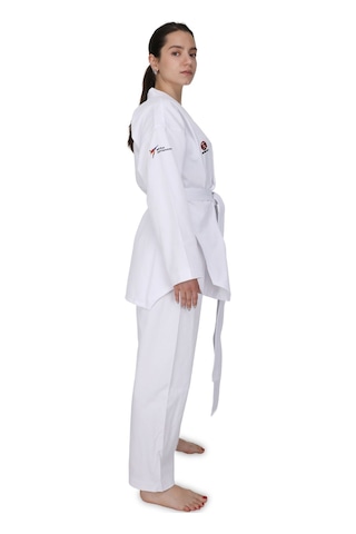 Beyaz Yaka Fitill Taekwondo Elbisesi 001