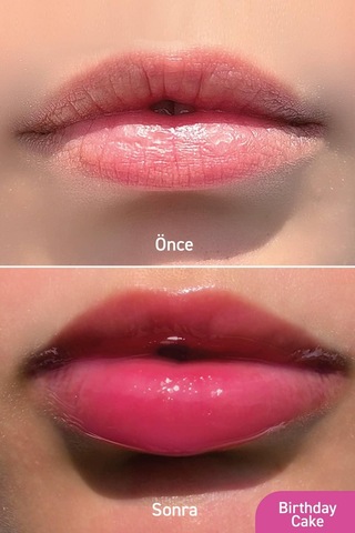 Parlatıcı, Dolgunlaştırıcı, Onarıcı Vegan Dudak Balmı, Birthday Cake Aromalı 10 Ml