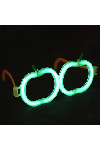 Glow Stick Elma Gözlük - Glow Partisi Gözlüğü - Glow Stick Gözlük 12 Adet Aklby-bsva58