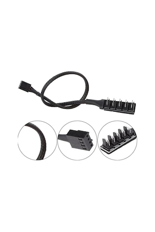 Fan Çoklayıcı 4 Port Y Pwm Splitter 4 Pin Genel