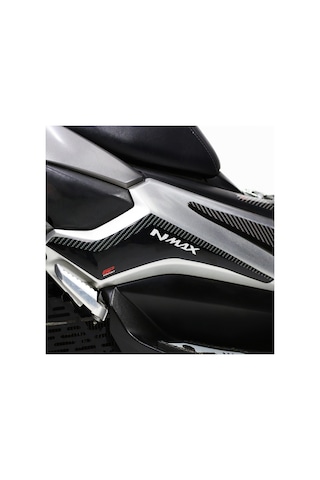 GP Kompozit Yamaha NMAX 125 / 155 2015-2020 Uyumlu Yan Pad Seti Siyah-Karbon