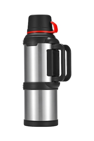 6270 Travel Pot Çelik Termos 4 Litre - Gümüş Gümüş