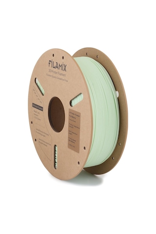 Filamix Pla Mat Yeşil 1.75mm 1kg - Gerçek Mat Yüzey Profesyonel 3d Yazıcı Filamenti