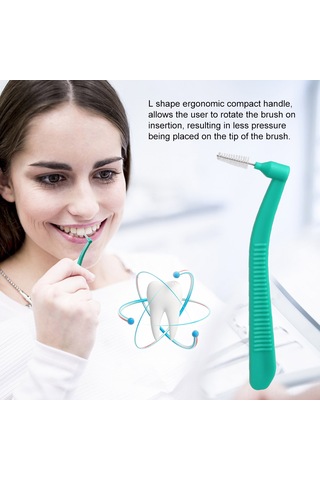 Samdoo Silikonlu İç Diş Fırçası Seti - 15 Adet Spiral Tasarım - Gıdaları Temizle, Diş Eti Enflamasyonunu Önle