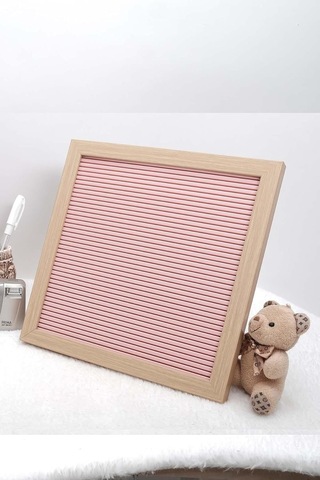 Patladı Gitti Pembe Yazı Panosu Mesaj Tahtası Ve Beyaz Harf Seti Genel