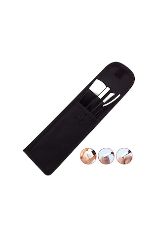 Pedikür Bıçağı Seti, 4 Adet Profesyonel Paslanmaz Çelik Batık Tırnak Bıçağı Aletleri Saklama Çantası Tırnak Bıçakları Ayaklar İçin Tırnak Eti Temizleyici Batık Tırnak Düzeltme Pedikür Aletleri Seti Çok Renkli