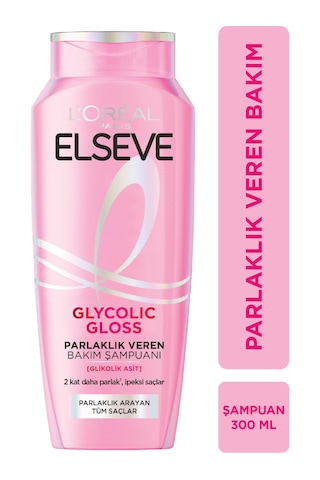 L'oréal Paris Elseve Glycolic Gloss Parlaklık Veren Saç Bakım Rutini Seti: Şampuan, Saç Kremi, Bakım Spreyi Tüm Saçlar