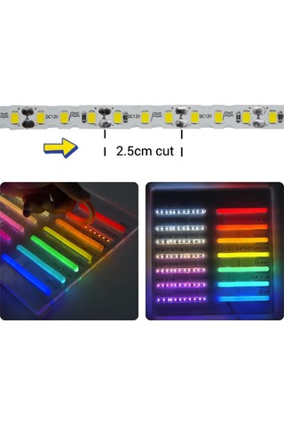 Mor 6mm İkinci Nesil Silikon Neon Led Şerit Kılıfı 5 Metre Difüzör Tüp Led Hariç