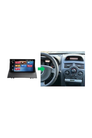 Renault Megane 2 Android Multimedya Sistemi 4-64 For-x 2004-2008