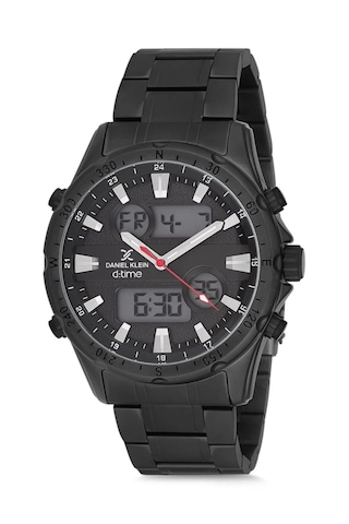 Daniel Klein 8680161840770 Siyah Dijital Analog Erkek Kol Saati