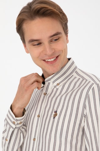U.s. Polo Assn. Erkek Lacivert Gömlek Desenli 50308449-vr033 Lacıvert