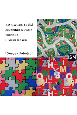 Ism - Halıfleks - Çocuk Odası - Kreş - Anaokulu - 4.5Mm Çok Renkli