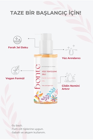 Bonte Yüz Temizleme Jeli 200 ML