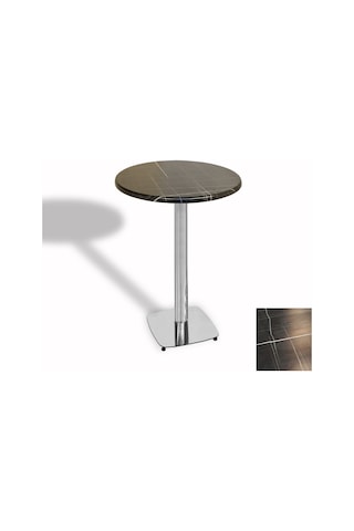 Bistro Masa Tokyo Kromnikel - Werzalit, Wermodin Ve Allzalit Tabla 70 Cm Çap - Palazzo Çok Renkli