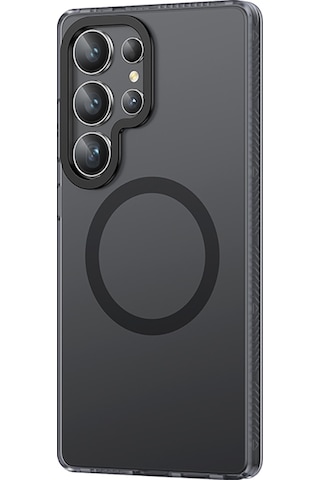 Galaxy S26 Ultra Uyumlu Kılıf M-safe Şarj Özellikli Benks Lucid Armor Kapak Siyah Siyah