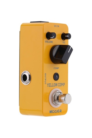 Mooer Elektro Gitar True Bypass İçin Mooer Sarı Comp Mikro Sarı